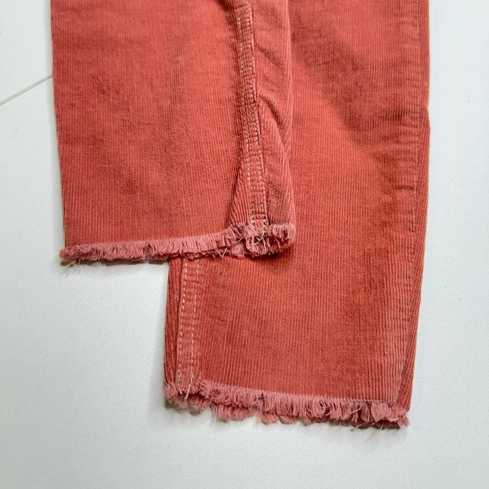 We the Free Corduroy Skinny Pant Size 27 Raw Hem Modern Mauve‎ Boho Chic Classic